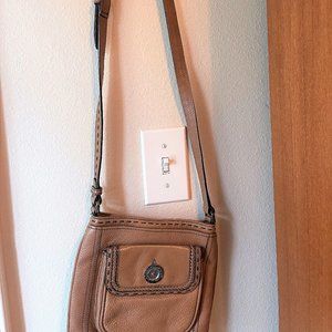 Small Camel Brighton Crossbody Bag